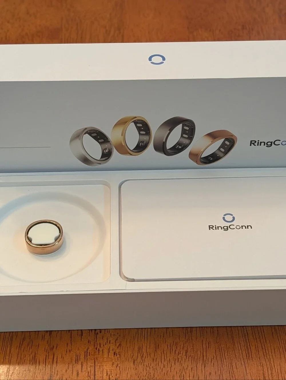 RingConn Gen 2 Smart Ring - Rose Gold - Size 9